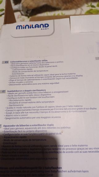 scalda biberon doppio