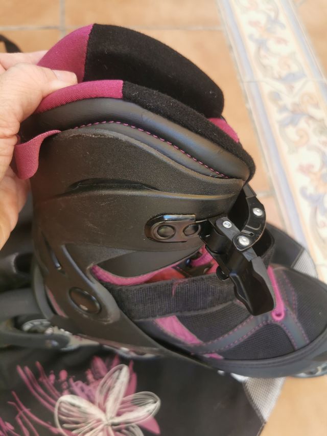 Patines en linea con funda muy buen estado