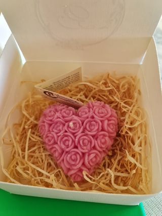Coppia candele assorbifumo artistiche 