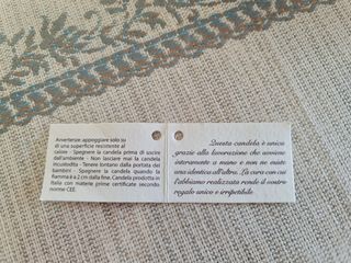 Candele artistiche assorbifumo 