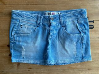 Minifalda de mezclilla Zara TRF