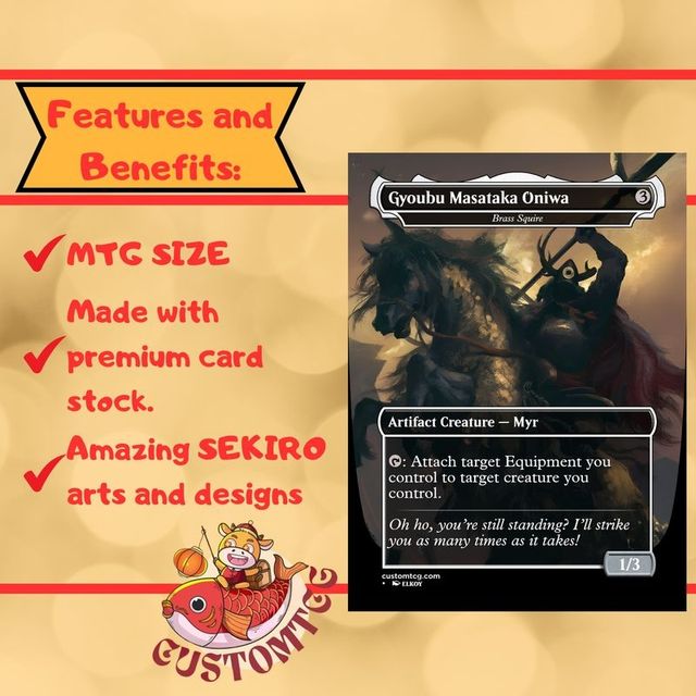 Deck de comandante personalizado Mazo commander Sekiro MTG