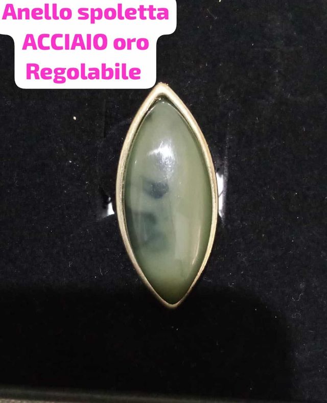 Anello donna spoletta regolabile