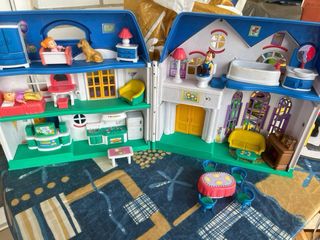 Casita de muñecas plastico