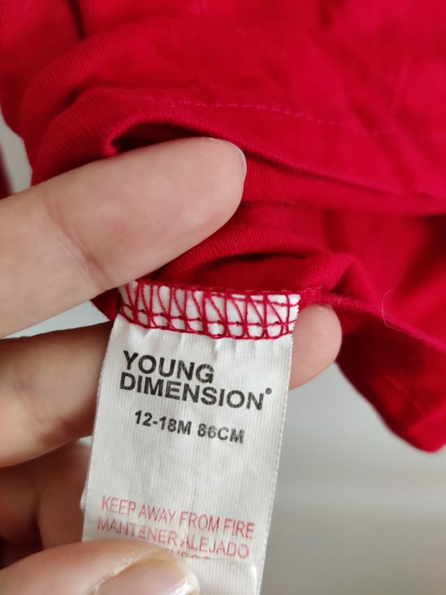 Camiseta 1 a 2 años