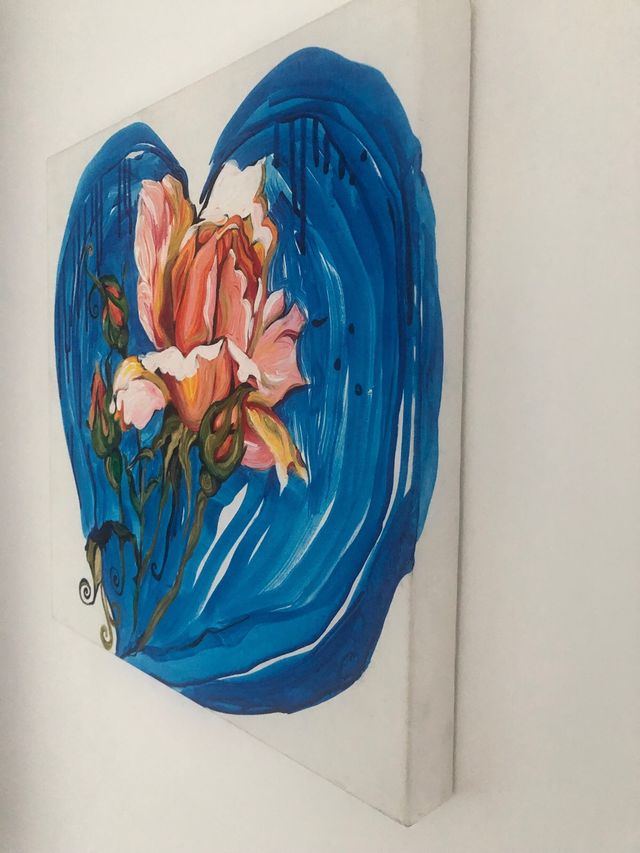 quadro su tela “cuore”