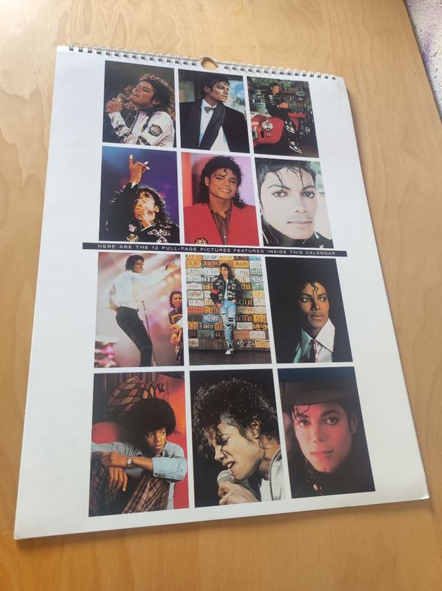 CALENDARIO MICHAEL JACKSON