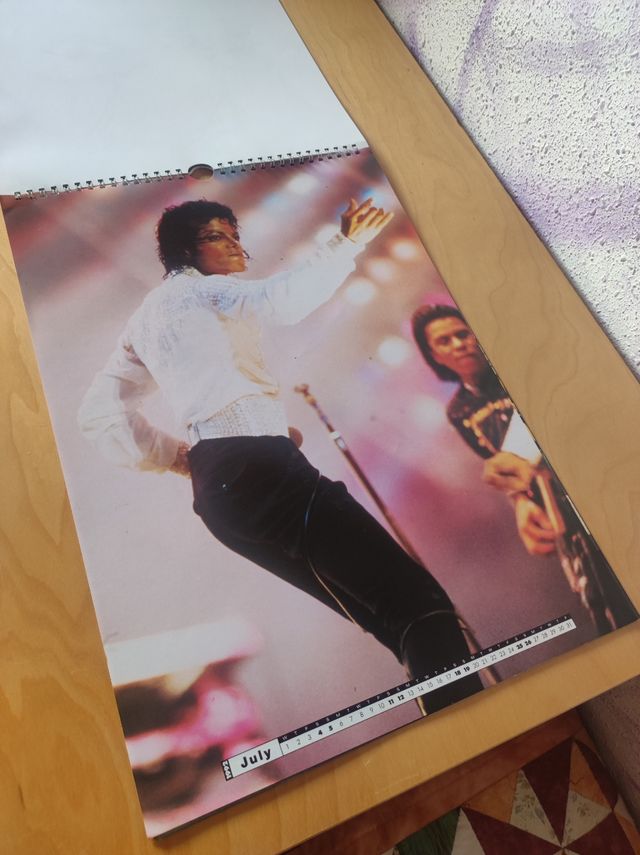 CALENDARIO MICHAEL JACKSON