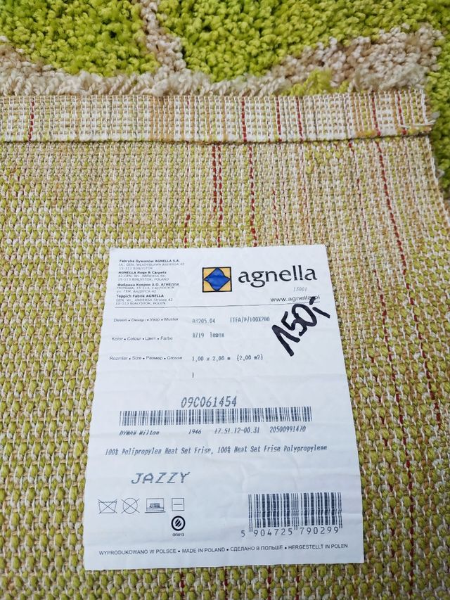 Alfombra nueva 1 x 2 m.