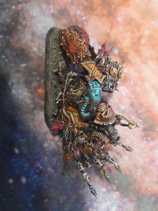 Señor del caos motero motorista caos arhammer 40k