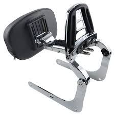 Respaldo portaequipajes moto universal cromado.