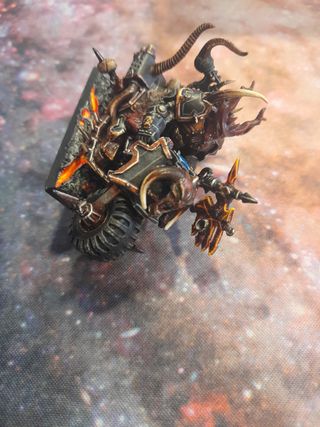 Señor del caos motorista motero caos warhammer 40k