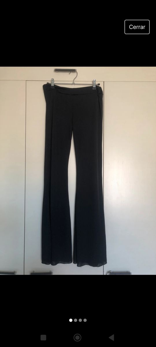 Pantalón danza vientre negro