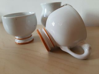 Set 2 tazze tisana the caffe` + bricco terracotta