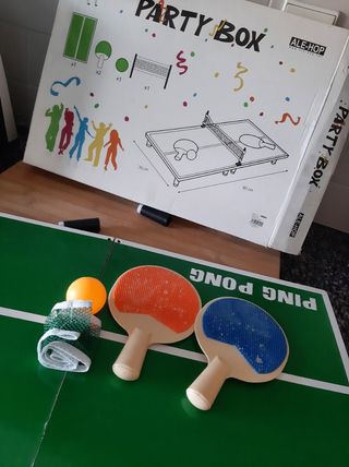 Jogo Ping Pong de mesa em madeira 