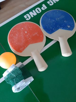 Jogo Ping Pong de mesa em madeira 