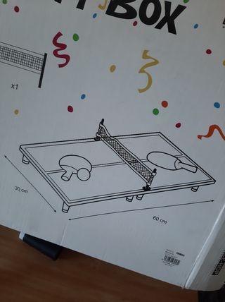 Jogo Ping Pong de mesa em madeira 