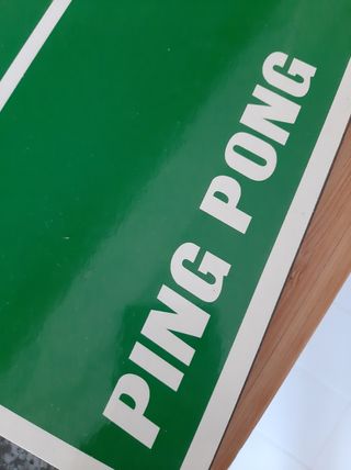Jogo Ping Pong de mesa em madeira 