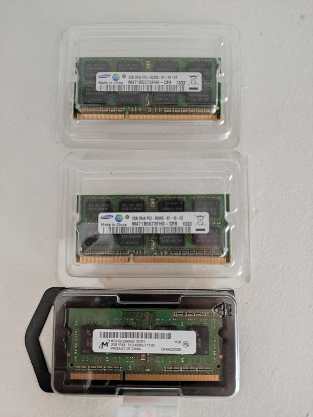 Set di memorie RAM per laptop
