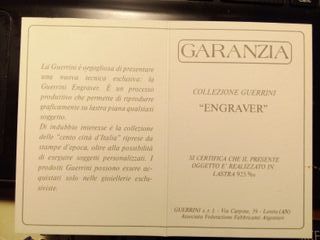 3 quadri Collezione Guerrini " Engraver" argento