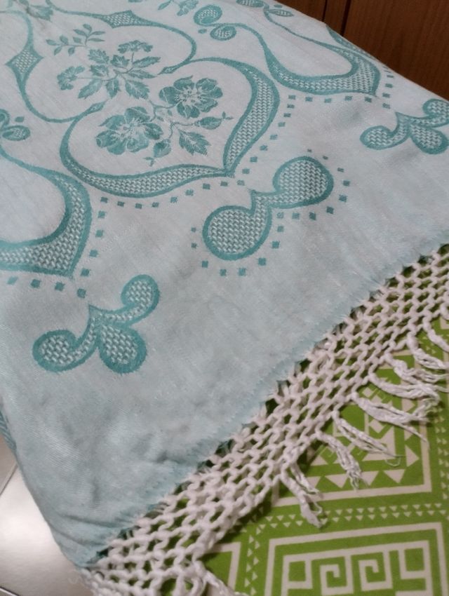 Coppia di asciugamani in damasco