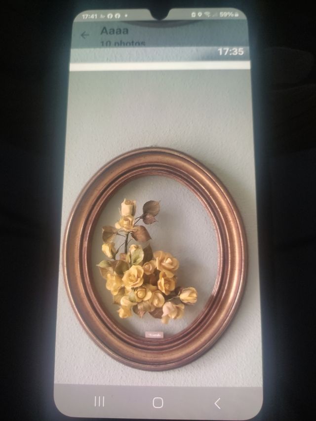 Varios cuadros hechos de miga de pan