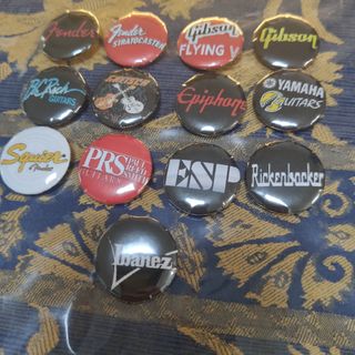 Lote 13 chapas guitarra Rock