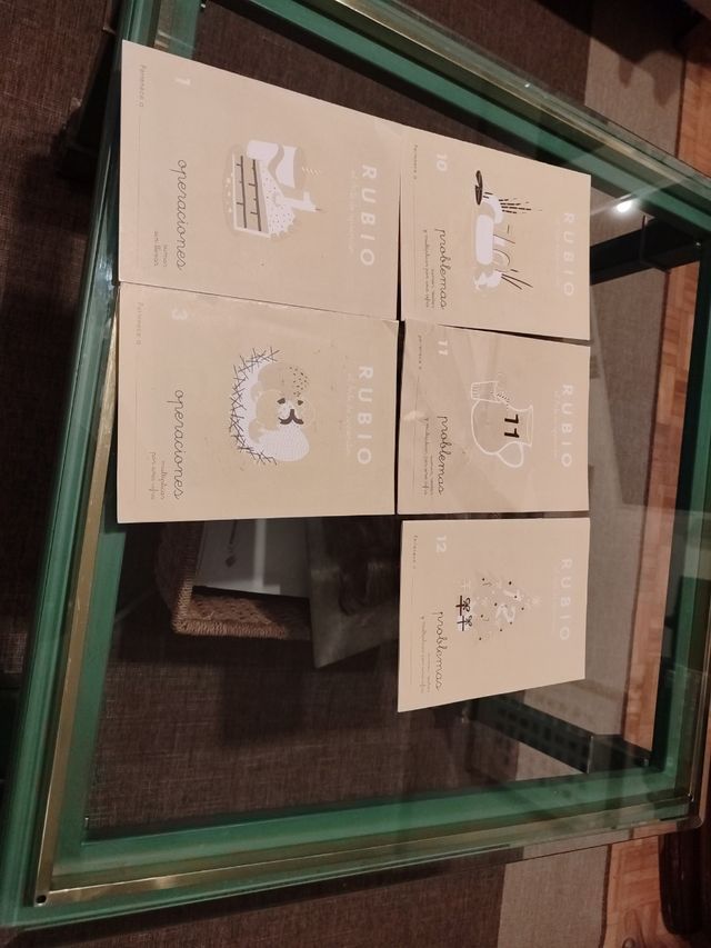 Cuadernos Rubío, nuevos número 1,3,10,11 y 12