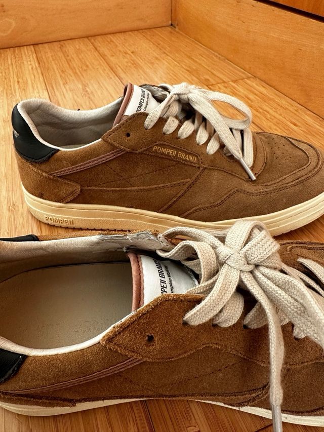 Sapatilhas Pompeii brand ELAN SUEDE HYDRO CAYENNE