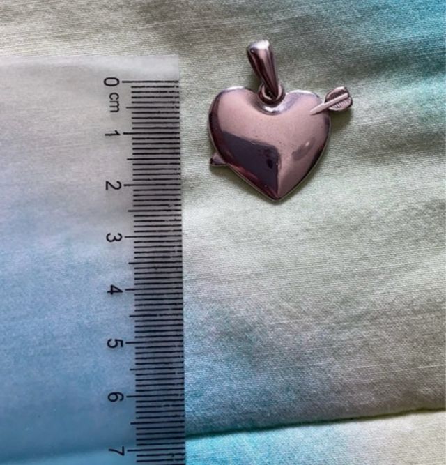 Pendente argento cuore