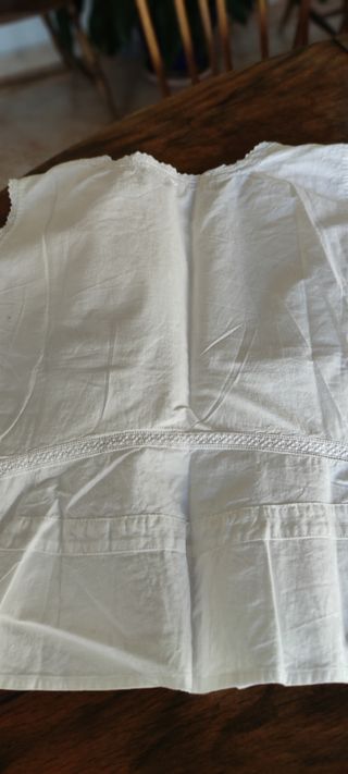Camisola interior antigua de algodon