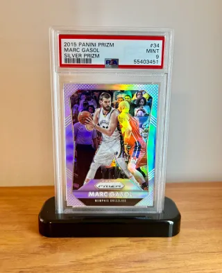 🏀 Cromo 2015 NBA Marc Gasol #34 👉 PSA 9 👀POP 4