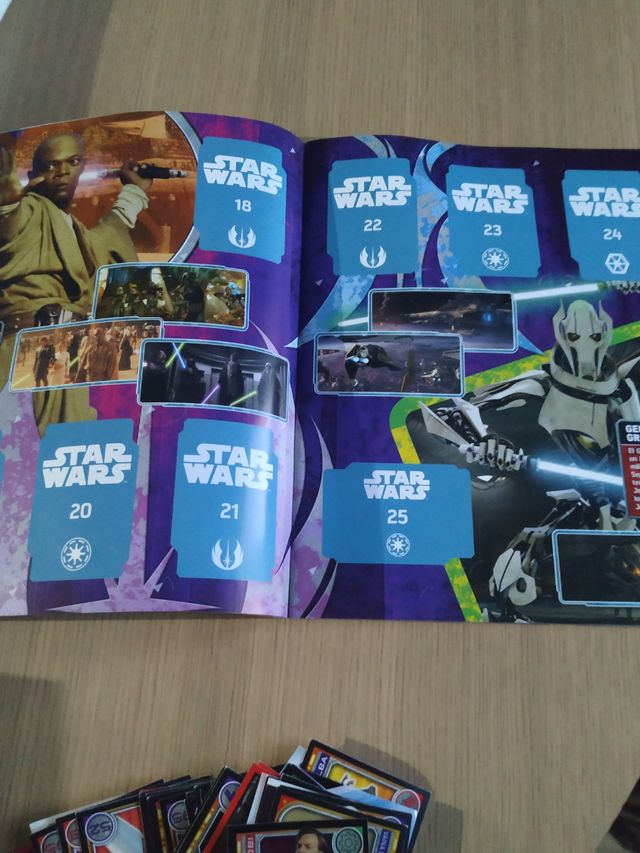 Album cromos Star Ward nuevo 