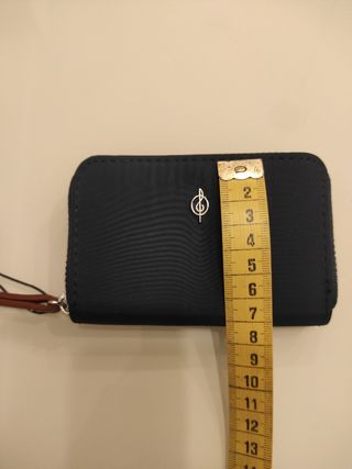 Monedero azul estradivarius