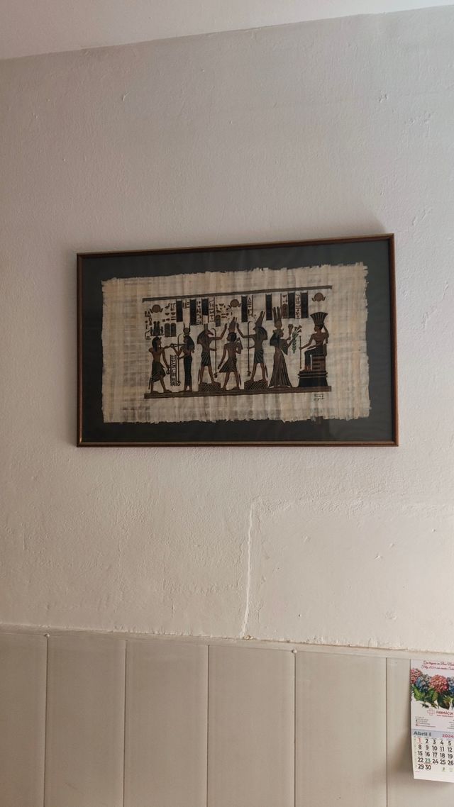 Papiro Egipcio con marco