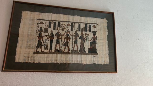 Papiro Egipcio con marco