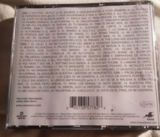 5CDs Andrés Calamaro – El Salmón