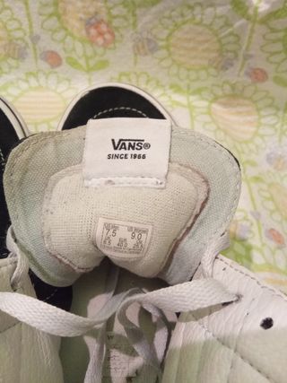 VANS Zapatillas de hombre Negro/Blanco.