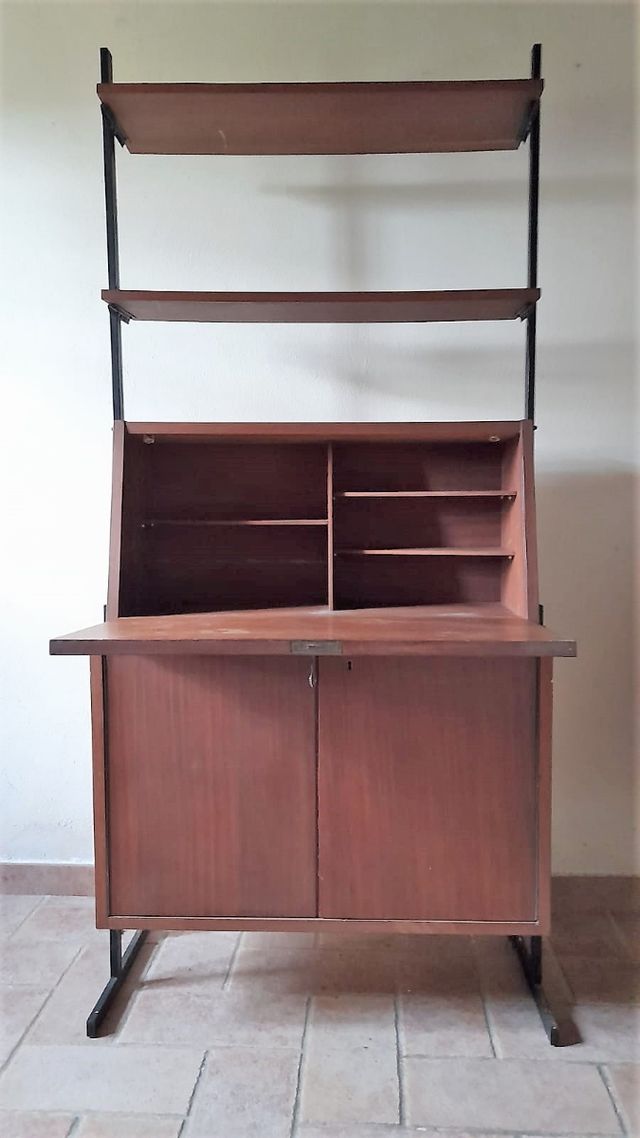 Libreria scrivania vintage anni 60