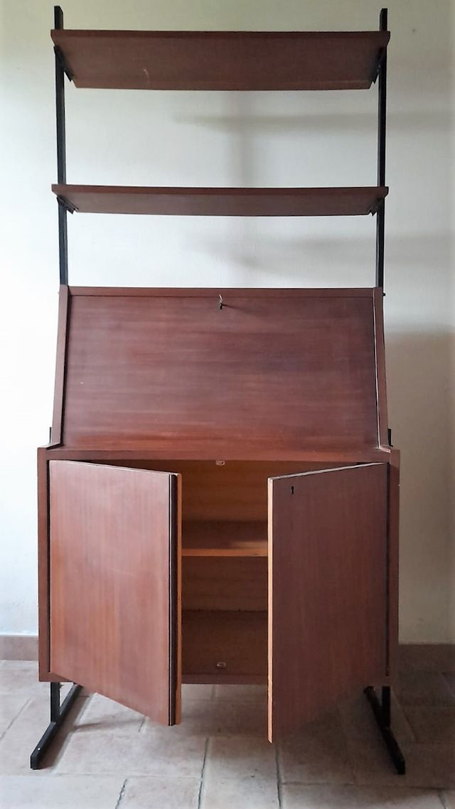 Libreria scrivania vintage anni 60
