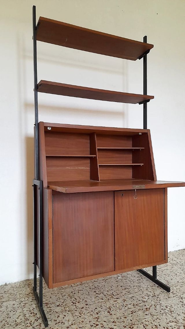 Libreria scrivania vintage anni 60