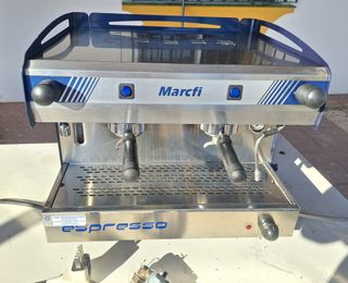 Plancha, freidora y maquina de café 