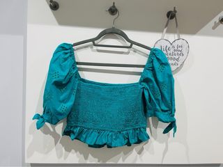 Top verde turquesa Solo envio