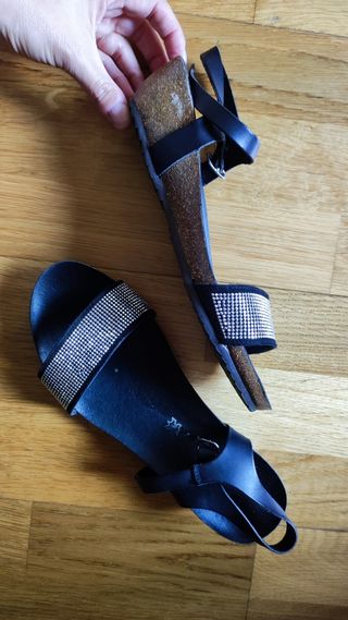 Sandalias con cuña talla 39