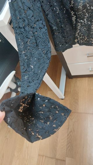 Camisa encaje Mango nueva