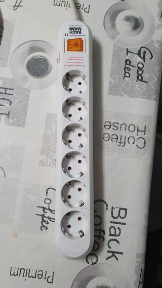 Regleta 6 tomas interruptor Bachmann smart