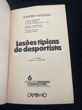 Lesões Típicas do Desportista