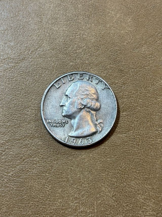 Moneta quarter dollar 1963 silver