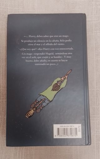 Libro Harry Potter y la Piedra Filosofal