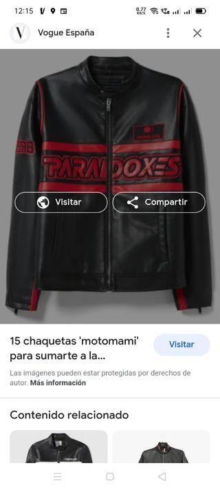 Bershka Cazadora tipo cuero racer Paradoxes NUEVA!